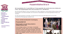 Desktop Screenshot of fraueninitiative04.de